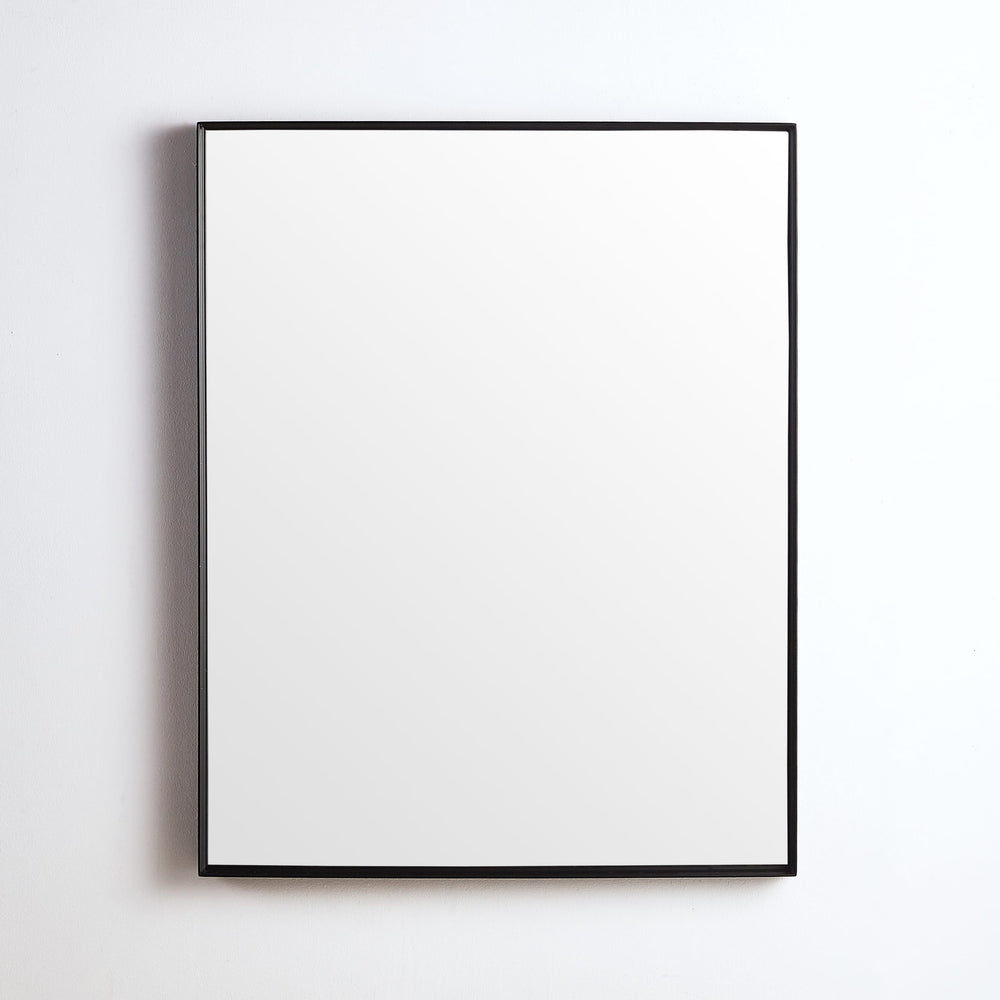 KDK- KS9075F-MB MATTE BLACK ALUMINIUM FRAMED MIRRORS 750*900MM