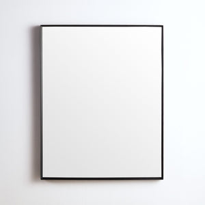 KDK Vanities KDK- KS9075F-MB MATTE BLACK ALUMINIUM FRAMED MIRRORS 750*900MM