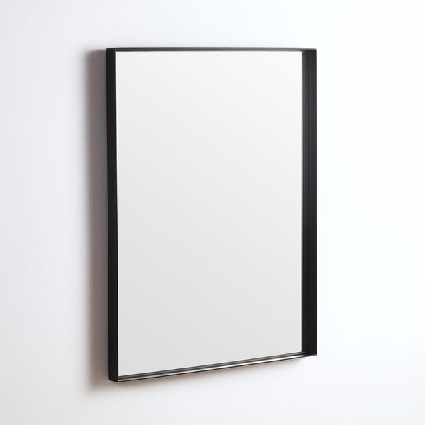 KDK Vanities KDK- KS9075F-MB MATTE BLACK ALUMINIUM FRAMED MIRRORS 750*900MM