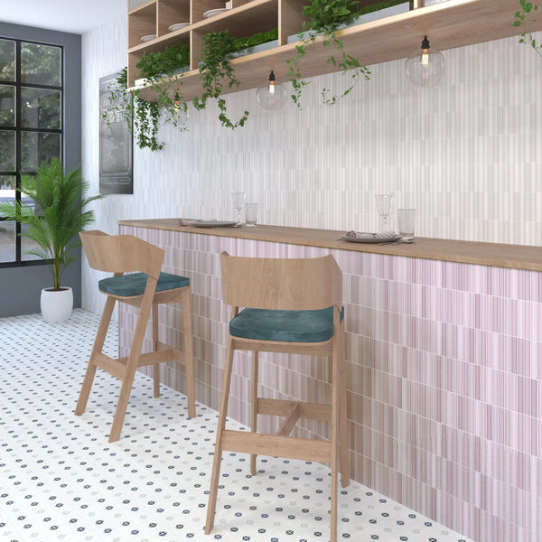ET Tile Dune Lilac Glossy Kit-Kat Mosaic Tile 115X231mm