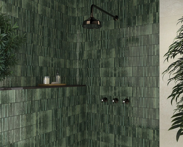 ET Tile Dune Grass Glossy Kit-Kat Mosaic Tile 115X231mm