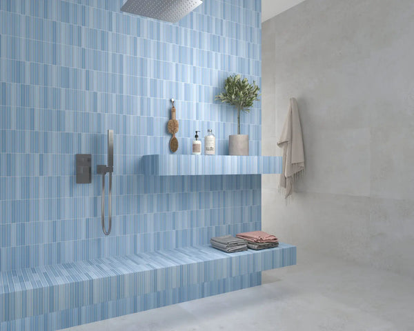 ET Tile Dune Sky Matt Kit-Kat Mosaic Tile 115X231mm