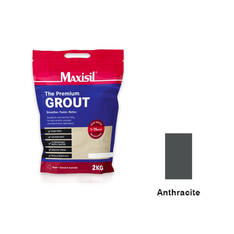 MAXISIL Maxisil Premium Grout - ANTHRACITE 2KG