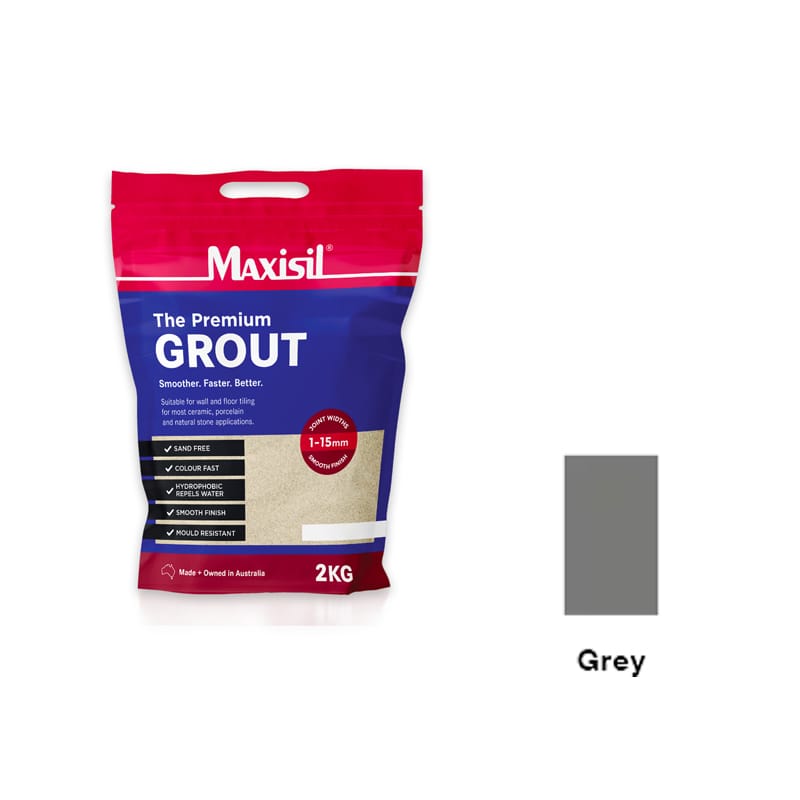 MAXISIL Maxisil Premium Grout - GREY 2KG
