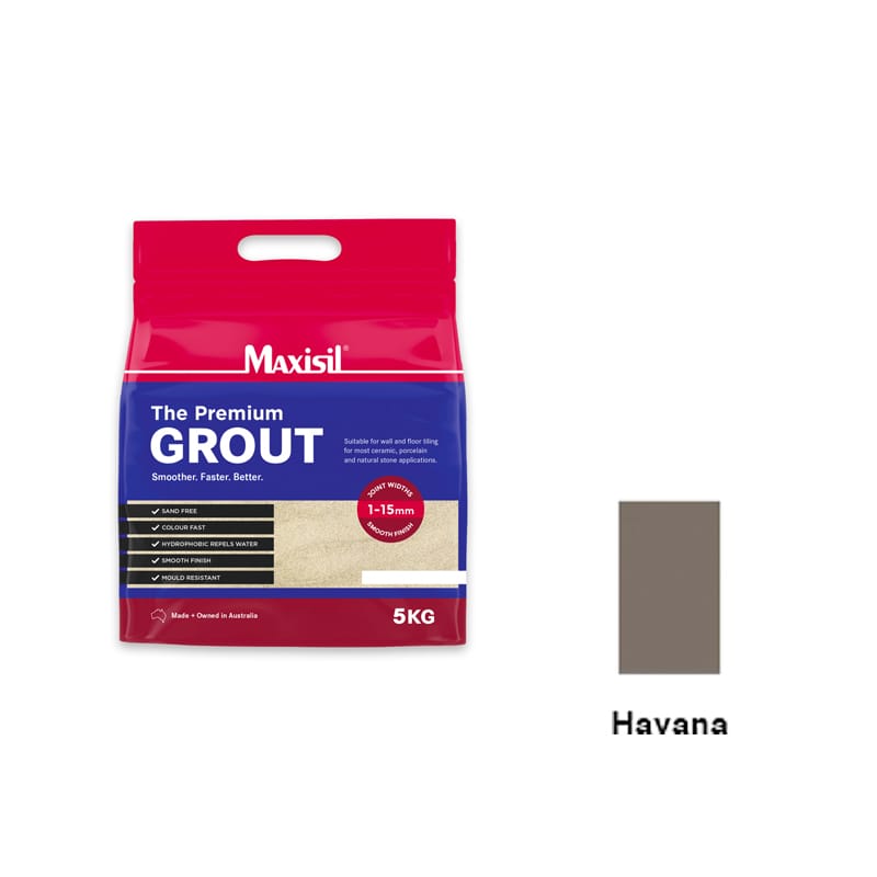 MAXISIL Maxisil Premium Grout - HAVANA 5KG