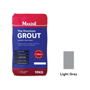 MAXISIL Maxisil Premium Grout - Light Grey 10KG