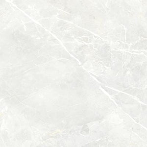 Melbourne Porcelain Tile Atlas White Polished Tile 600x600mm
