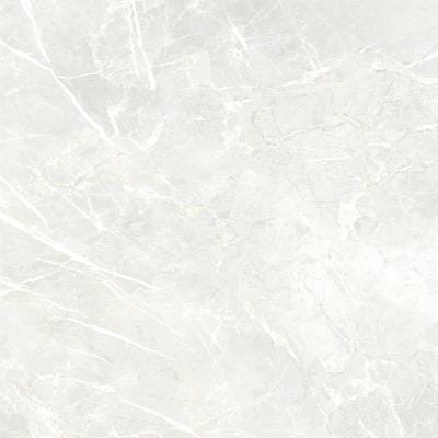 Melbourne Porcelain Tile Atlas White Polished Tile 600x600mm