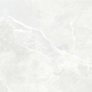 Melbourne Porcelain Tile Atlas White Polished Tile 600x600mm