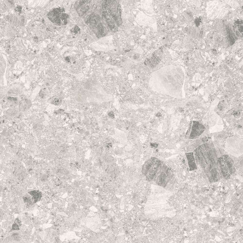 Melbourne Porcelain Tile Terrazo Light Matt / Textured Tile 600x600mm