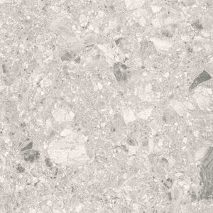 Melbourne Porcelain Tile Terrazo Light Matt / Textured Tile 600x600mm