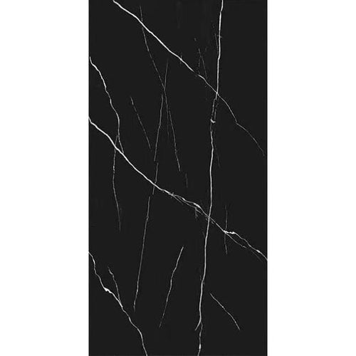 Melbourne Porcelain Tile Black Marble Polished Tile 750x1500mm