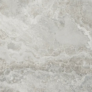Melbourne Porcelain Tile Travertine Cross Silver Matt Tile 600x600mm