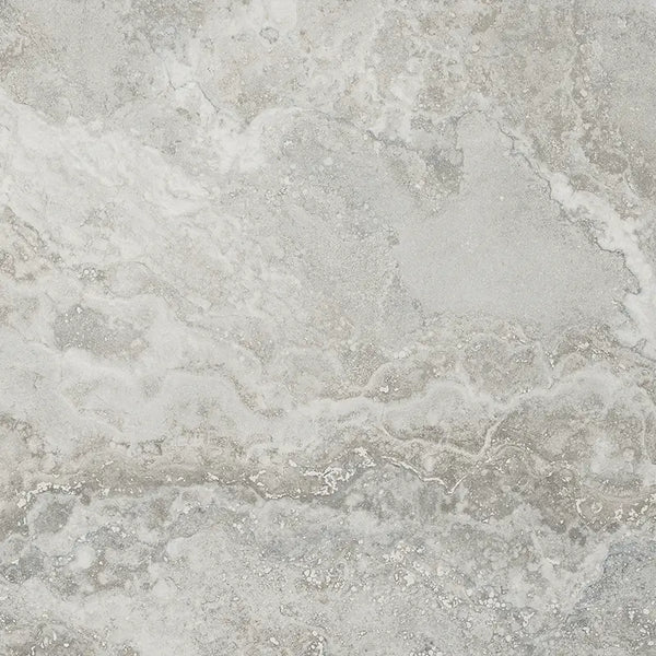 Melbourne Porcelain Tile Travertine Cross Silver Matt Tile 600x600mm