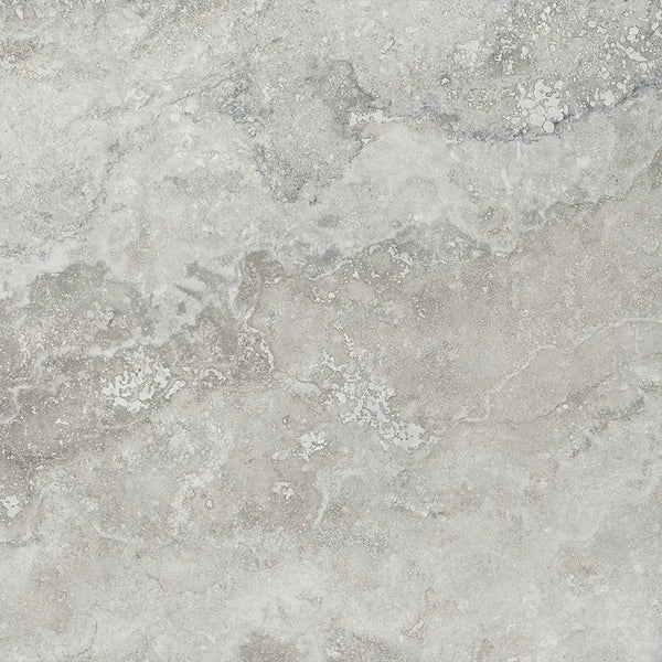 Melbourne Porcelain Tile Travertine Cross Silver Matt Tile 600x600mm