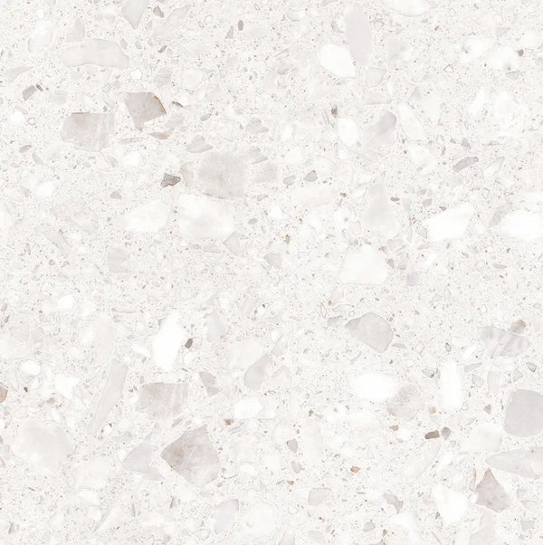 Melbourne Porcelain Tile Terrazzo Vanilla Sliptech Tile 600x600mm