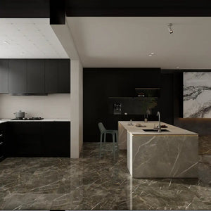 Melbourne Porcelain Tile Atlas Grey Polished Tile 600x600mm