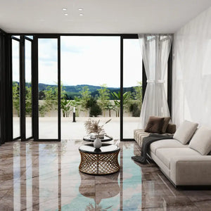 Melbourne Porcelain Tile Marmo Florence Grey Polished Tile 600x600mm