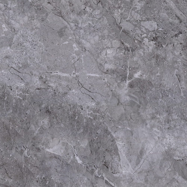 Melbourne Porcelain Tile Marmo Breccia Grey Polished Tile 600x600mm
