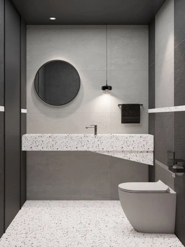 Melbourne Porcelain Tile TERRAZZO ST Mix Sliptech Tile 600x600mm