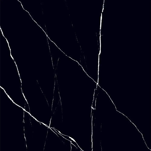 Melbourne Porcelain Tile Black Marble Polished Tile 600x600mm