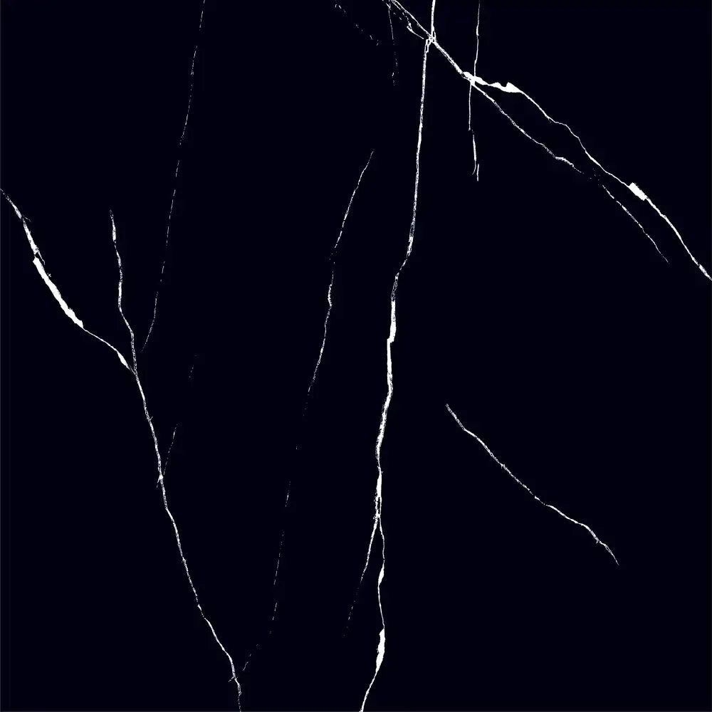 Black Marble Polished Tile 600x600mm