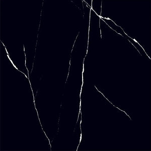 Melbourne Porcelain Tile Black Marble Polished Tile 600x600mm