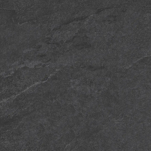 Melbourne Porcelain Tile Quartzite Nero Matt Tile 600x600mm
