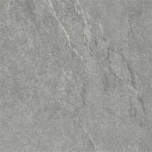 Melbourne Porcelain Tile Quartzite Grigio Matt Tile 600x600mm