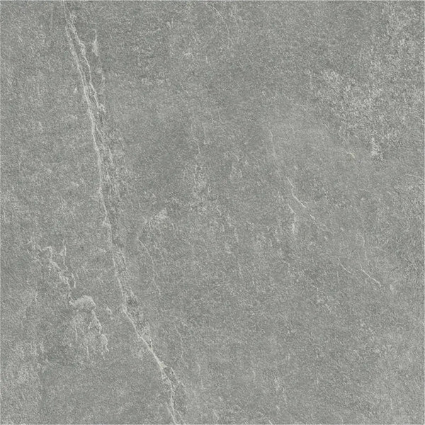 Melbourne Porcelain Tile Quartzite Grigio Matt Tile 600x600mm