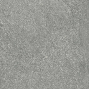Melbourne Porcelain Tile Quartzite Grigio Matt Tile 600x600mm
