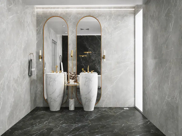Melbourne Porcelain Tile Atlas Pearl Sliptech Tile 600x600mm