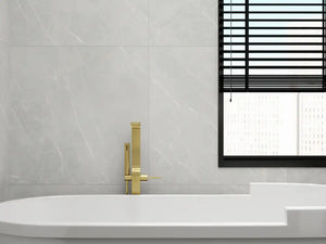 Melbourne Porcelain Tile Atlas White Sliptech Tile 600x600mm