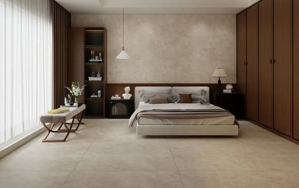 Melbourne Porcelain Tile Savana Sand Textured Tile 600x600mm