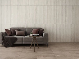 Melbourne Porcelain Tile Travertine Vein Classico Sliptech Tile 600x600mm