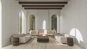 Melbourne Porcelain Tile Travertine Vein Silver Sliptech Tile 600x600mm