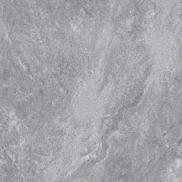 Melbourne Porcelain Tile Rocky Mid Grey Matt Tile 600x600mm
