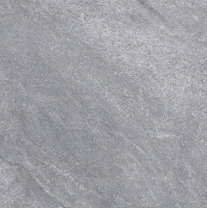 Melbourne Porcelain Tile Rocky Mid Grey Matt Tile 600x600mm