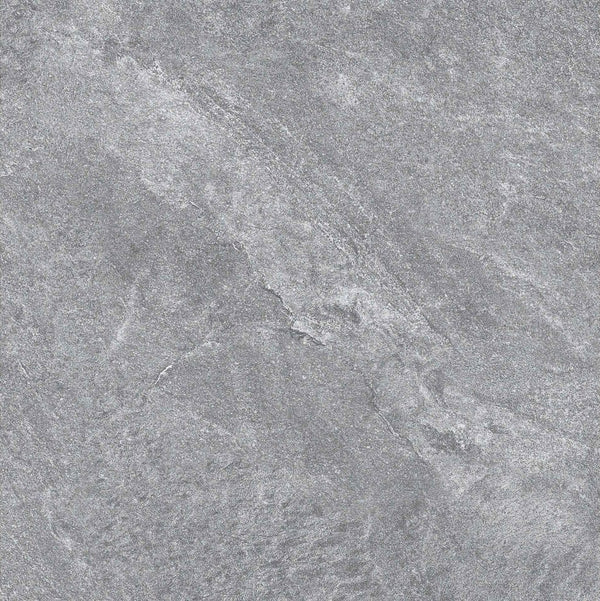 Melbourne Porcelain Tile Rocky Mid Grey Matt Tile 600x600mm