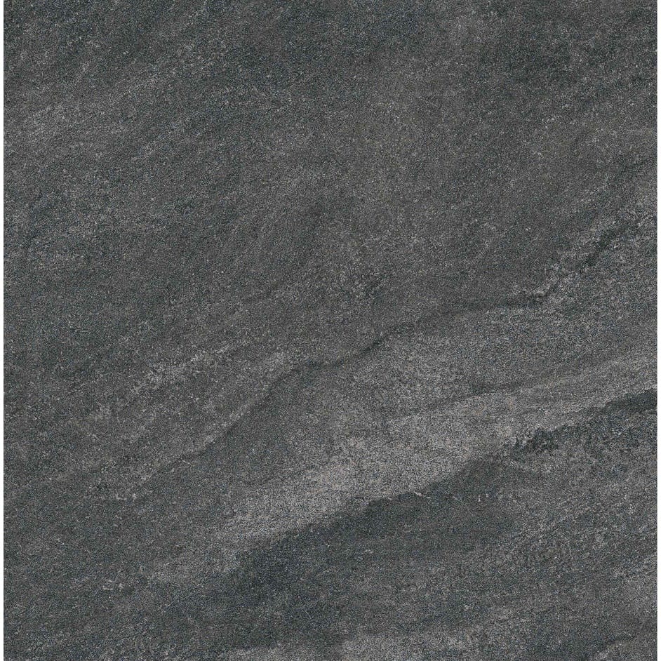 Melbourne Porcelain Tile Rocky Dark Grey Matt Tile 600x600mm