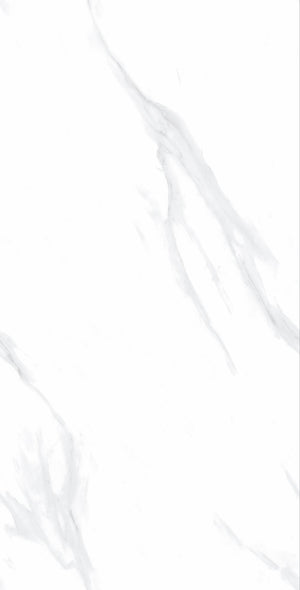 Melbourne Porcelain Tile Carrara White Polished Tile 750x1500mm