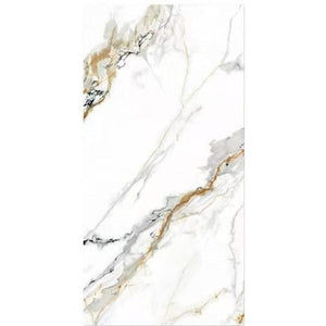 Melbourne Porcelain Tile Carrara Gold Polished Tile 750x1500mm