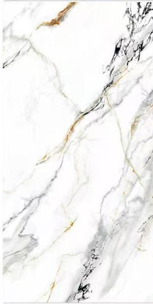 Melbourne Porcelain Tile Carrara Gold Polished Tile 750x1500mm