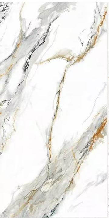 Melbourne Porcelain Tile Carrara Gold Polished Tile 750x1500mm