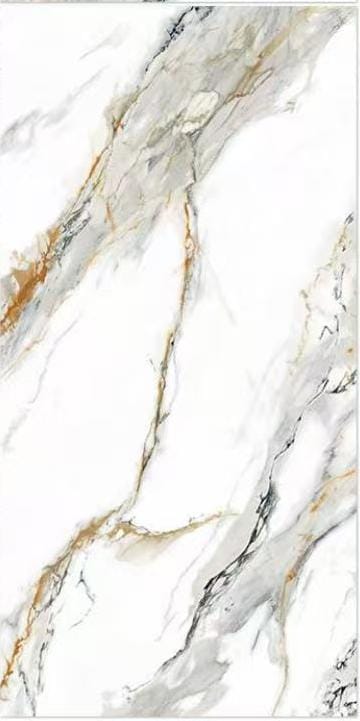 Melbourne Porcelain Tile Carrara Gold Polished Tile 750x1500mm