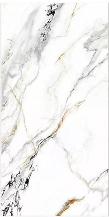 Melbourne Porcelain Tile Carrara Gold Polished Tile 750x1500mm