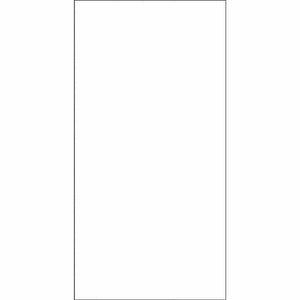 Melbourne Porcelain Tile Plain White Polished Tile 750x1500mm