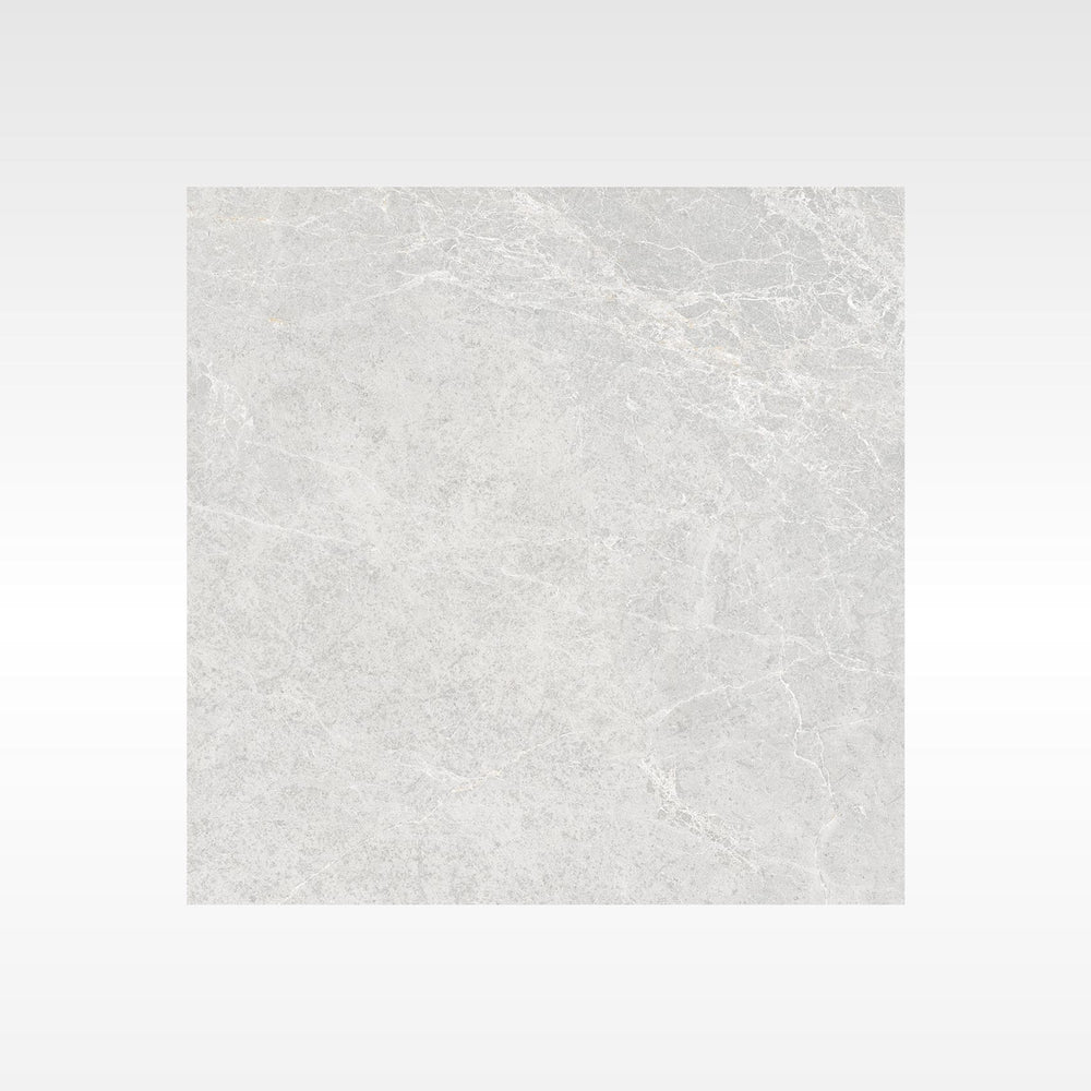 HF Tile Mosman White Matt SmoothGrip In&out Tile 600x600mm