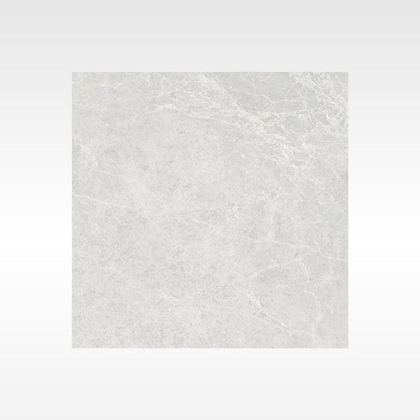HF Tile Mosman White Matt SmoothGrip In&out Tile 600x600mm
