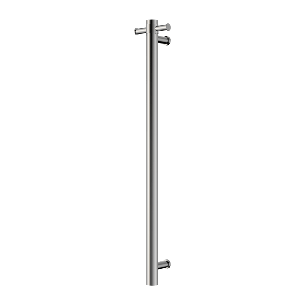 Nero Bathroom Accessories MECCA 240V SINGLE VERTICAL HEATED TOWEL RAIL CHROME (NRV902HCH)